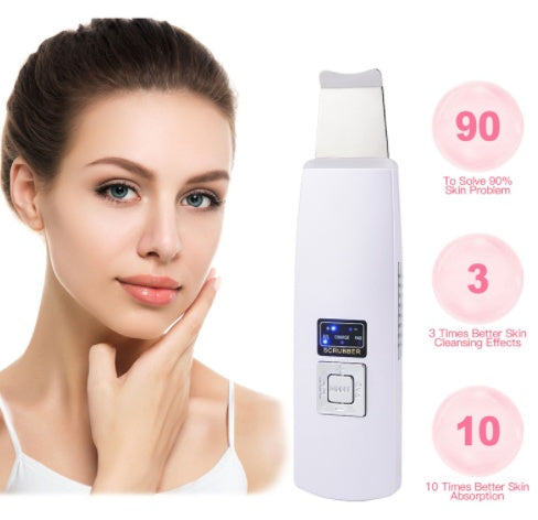 Ultrasonic Skin Scrubber – Blackhead & Acne Removal Device