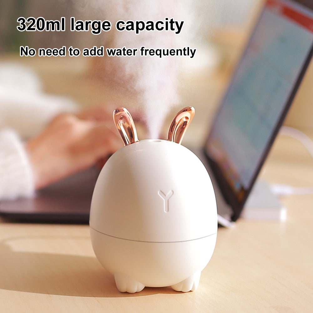 USB Cartoon Deer & Rabbit Humidifier – Cute Mini Humidifier