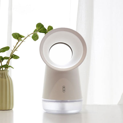 Desktop Leafless Fan Humidifier – Quiet & Portable