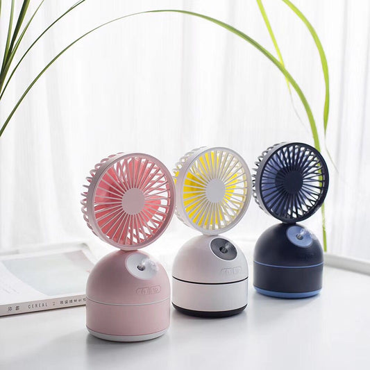 Portable Fan Humidifier – USB Desktop Air Cooler
