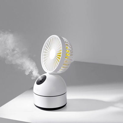 Portable Fan Humidifier – USB Desktop Air Cooler