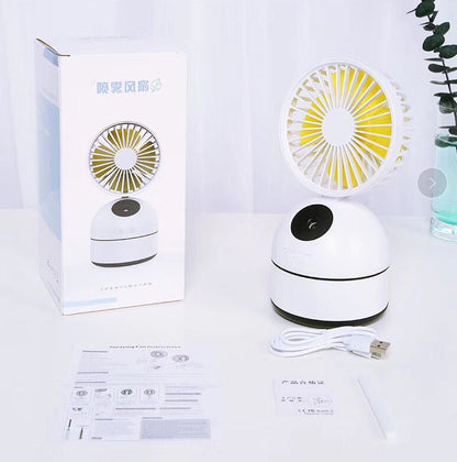 Portable Fan Humidifier – USB Desktop Air Cooler