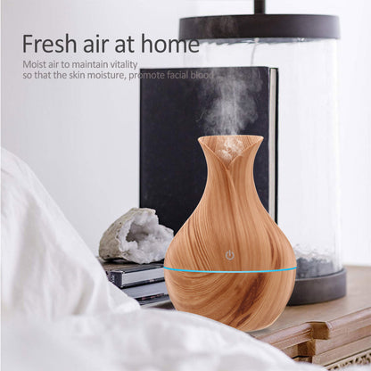Vase-Shaped Humidifier – Aroma Diffuser & Air Moisturizer