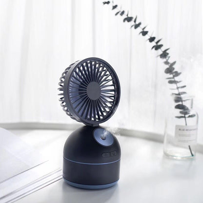 Portable Fan Humidifier – USB Desktop Air Cooler