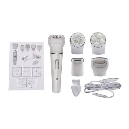 5-in-1 Electric Face & Body Massager – Skin Care Scrubber