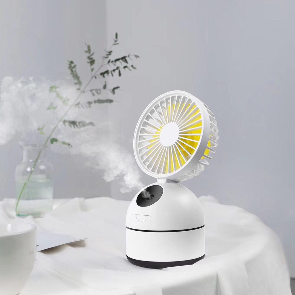Portable Fan Humidifier – USB Desktop Air Cooler